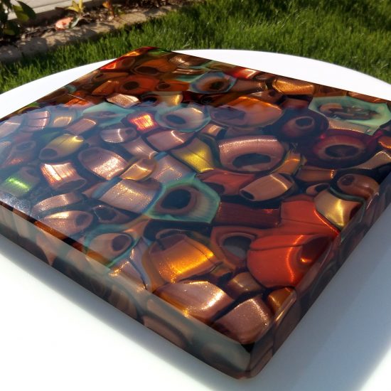 Handmade glass melting